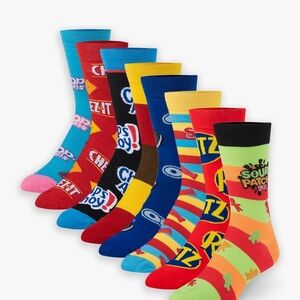 Assorted Snack-Themed Socks Set mens large